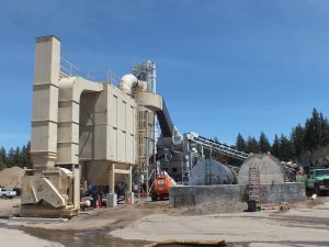 lamarre and sons asphalt plant bag house install right view