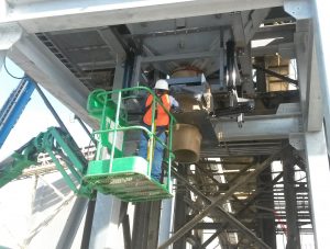 lamarre and sons concrete plant hopper replacement and pinch valve install