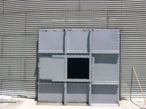 lamarre and sons grain silo access door fabricate and install completed