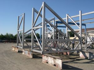 lamarre and sons stainless equipment frames shop fabrication on stands