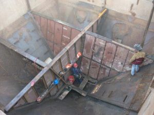 lamarre and sons aggregate bunker rebuild new cone
