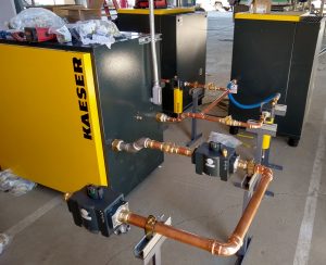 lamarre and sons air compressor and piping install