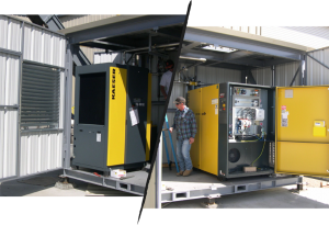 lamarre and sons mobile enclosure compressor split image